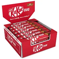 Шоколадный батончик KitKat, молочный, с хрустящей вафлей, 35 шт х 58 г