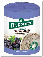Хлебцы Dr. Korner "Злаковый коктейль" Черничный