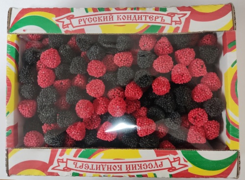 Мармелад жевательный в обсыпке "Фруктовые фигурки" в форме ягоды