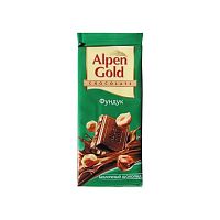 Шоколад Альпен Гольд молочный с др. фунд. 90 г
