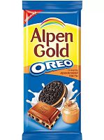 Шоколад Альпен Гольд молоч. Орео с нач.вкус арах.пасты  95 г