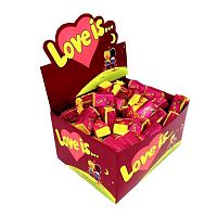 Жевательная резинка Love is вишня-лимон коробка 100 штук