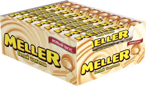 Меллер ириска белый шоколад блок 