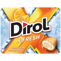 Жевательная резинка Dirol X-Fresh ледяной мандарин 12 шт