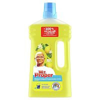 Универсальное чистящее средство для мытья полов Mr. Proper лимон 1.5 л
